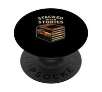 Stacked with Stories Lector De Cómics Coleccionista De PopSockets PopGrip Adhesivo