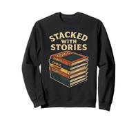 Stacked with Stories Lector De Cómics Coleccionista De Sudadera