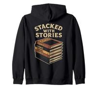 Stacked with Stories Lector De Cómics Coleccionista De Sudadera con Capucha