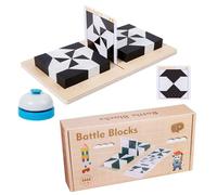 Stacking Blocks - Engaging Building Toy & Brain Teaser, Wooden Puzzle for Skill Development, Brain Teaser Challenge, Stem Puzzle Blocks Toys | Enhance Logic