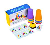 Stacking Cup Toys for - Multicolor, Colorful Early Educational Stacking Toy for, 10 piezas Nesting Cups Set, Numbered 1-10, Soft, Lightweight | Play and Learn Numbers A