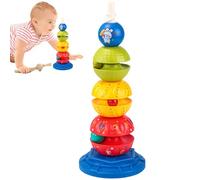 Stacking Toys for, Rainbow Tower Interactive Balancing Blocks, Educational Preschool Learning Playset for Kids, Boys, and Girls, 15.5x38cm/6.1x14.96 Inches
