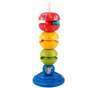 Stacking Toys, Rainbow Tower Interactive Blocks Toys, Colorful Balancing Set, 6.1x14.96 Inches Educational Preschool Play Set, Ideal for Learning Activities, Kids, Boys and Girls