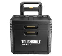 StackTech Caja profesional con ruedas (An x Pr x Al: 52 x 58,5 x 67 cm, Plástico, Número de cajones: 2 ud.)