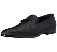Stacy Adams Mocasín sin Cordones con borlas Tazewell, Hombre, Black, 44.5 EU Ancho