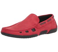 STACY ADAMS Mocasines Delray con puntera tipo mocasín para hombre, rojo (Red Multi), 42 EU