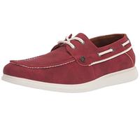 Stacy Adams Reid Boat Shoe, Botas Hombre, Red, 43 EU