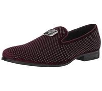 Stacy Adams Swagger, Mocasín Estilo de conducción Hombre, Burgundy, 42.5 EU