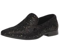 Stacy Adams Zapatilla Stellar con Purpurina, Mocasín Hombre, Negro, 47 EU