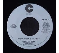 STACY LATTISAW - don't throw it all away / mono 45 rpm single