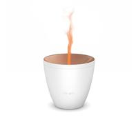 Stadler Form difusor de aroma de aceite esencial Zoe con efecto de llama único, para aromaterapia relajante, blanco
