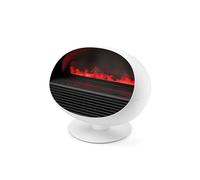 Stadler Form Erik - Calefactor eléctrico y difusor de Aroma, Chimenea eléctrica, LED, Aspecto de Chimenea, sin Humos, Potente, regulación eficiente de la Temperatura, 4 Colores, Color Blanco