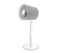 Stadler Form Simon - Ventilador de pie 3D con función de giro horizontal y vertical, 10 velocidades, con mando a distancia, silencioso, color blanco