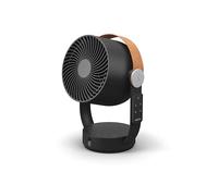 Stadler Form ventilador Leo, ventilador móvil de mesa 3D con mando a distancia, función giratoria vertical y horizontal, gran alcance hasta 8 m, temporizador de 1 a 7 horas, mango de piel sintética