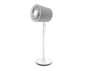 Stadler Form Ventilador Simon, ventilador de soporte 3D, mit horizontaler und vertikaler Schwenkfunktion, 10 Geschwindigkeitsstufen, mit Funk-Fernbediung, leise, weiss