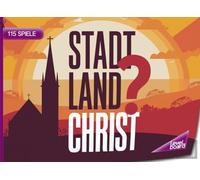 Stadt, Land, Christ - 115 Spiele: Stadt, Land, Fluss Christ - Spielblock fürs Christen | Geschenkidee christlich - Quiz Spiel Bibel