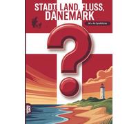 Stadt, Land, Fluss, Dänemark: 60 Spielblöcke A4 - Geschenk für Dänemarkfans - Quiz | Spiel für Dänemarkreise
