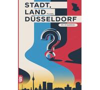 Stadt, Land, Fluss, Düsseldorf: 60 Spielblöcke A4 - Geschenk für Düsseldorfer - Quiz | Spiel für Düsseldorffans