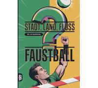 Stadt, Land, Fluss, Faustball: 60 Spielblöcke A4 - Geschenk für Faustballer - Quiz | Spiel für Faustballfans
