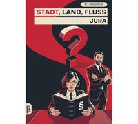 Stadt, Land, Fluss, Jura: 60 Spielblöcke A4 - Geschenk für Juristen - Quiz | Spiel für Anwälte und Richter