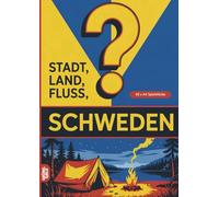 Stadt, Land, Fluss, Schweden: 60 Spielblöcke A4 - Geschenk für Schwedenfans - Quiz | Spiel Schwedenurlaub