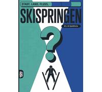 Stadt, Land, Fluss, Skispringen: 60 Spielblöcke A4 - Geschenk für Skispringer - Quiz | Spiel Fans Skifliegen