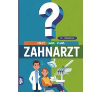 Stadt, Land, Fluss, Zahnarzt: 60 Spielblöcke A4 - Geschenk für Dentisten - Quiz | Spiel Zahnmedizin