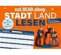 Stadt, Land, Lesen - eat.READ.sleep-Edition: Mit 32 literarischen Kategorien | Stadt Land Fluss für Buchnerds