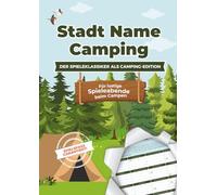 Stadt Name Camping | Der Spieleklassiker als Camping-Edition: Camping Spiele für Camper, Wohnwagen & Zelt | Lustiges Camping Spiele Buch für ... Zelt & Camper | A4 Spielblock für unterwegs