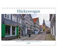 Stadtansichten Hückeswagen (Tischkalender 2026 DIN A5 quer), CALVENDO Monatskalender: Die historische Altstadt der Schloss-Stadt im Oberbergischen Kreis.