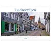 Stadtansichten Hückeswagen (Wandkalender 2026 DIN A2 quer), CALVENDO Monatskalender: Die historische Altstadt der Schloss-Stadt im Oberbergischen Kreis.