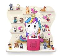 stadtecken Estantería infantil para caja de música, diseño de pony, adecuado para la caja de toniebox y aprox. 50 tonies, juego de audio, idea de regalo, jugar, coleccionar, colocar o colgar..