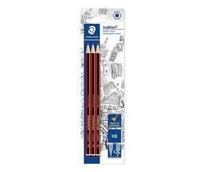 Staedler Tradition - Lápiz (HB, 3 unidades)