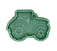 Städter 171848 - Cortador de galletas (plástico, 6, 5 cm), color verde