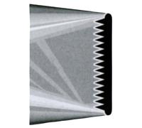 Städter 237896 Borde de Boquilla, Acero Inoxidable, Plata, 4,5 x 4,5 x 3 cm