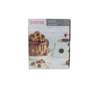 Städter - Temperador de Chocolate con Tapa, 1.5 L, Incluye Tapa, Recipiente de Acero Inoxidable Extraíble, 15.5 x 14 x 10 cm, Moderno, Plateado