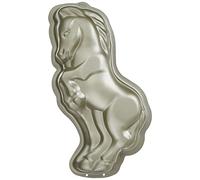Städter 566040 Silver Star - Molde de Horno con Forma de Caballo (35 cm, Revestimiento Antiadherente)