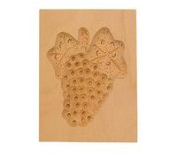 Städter 841161 springerles de Model Uvas Molde, Madera, marrón, 8 x 5,5 x 3 cm,