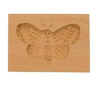 Städter 841185 springerles de Model Mariposa Molde, Madera, marrón, 8 x 5,5 x 3 cm,