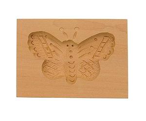 Städter 841185 springerles de Model Mariposa Molde, Madera, marrón, 8 x 5,5 x 3 cm,