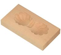 Städter 848030 spéculoos Model Doble Conchas Molde, Madera, marrón, 11,5 x 6 x 3 cm,