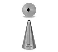 Staedter Big Star Punta, Plata, Acero Inoxidable, Plateado, 4 mm