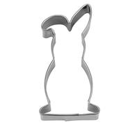 Staedter Conejo con Orejas de Conejo Cortador de Galletas, Plata, 8,5 cm