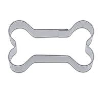 Staedter Cortador de Galletas con Forma de Hueso, 6,5 cm, Acero Inoxidable, Plateado