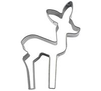 Staedter Cortador de galletas de ciervo, 7,5 cm, acero inoxidable, plateado