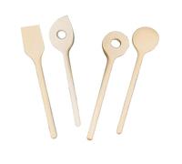 Staedter - Cuchara de Cocina, Color Beige, Juego de 4