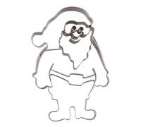 Staedter, diseño de Papá Noel Cortador de Galletas, Plata, 9 cm