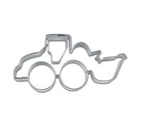 Staedter Excavadora o Wheel Loader, diseño de Galletas, Plata, 10 cm