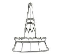 Staedter Hermosa Fuente de Núremberg Forma Cortador de Galletas, Color Plateado