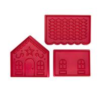 Städter Juego de 3 cortadores de galletas de galleta de galleta para galletas de jengibre y masa quebrada, plástico ABS, forma ideal para galletas de Navidad, dimensiones: 9 x 11 x 9,5 cm, 169296